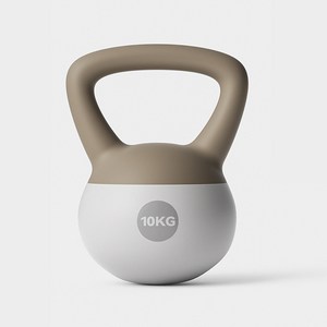 TANI 소프트 케틀벨 10KG, 1개, 10kg, 아이보리