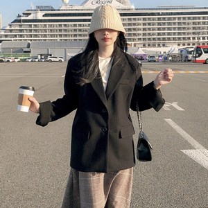 (국내 자체 제작) 마로나 모직 싱글 투버튼 자켓