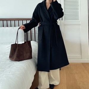 어던무드 고퀄리티 오버핏 클래식 데일리 겨울 여성 롱 코트
