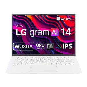 LG전자 2025 그램 AI 14 WUXGA 코어Ultra5 애로우레이크