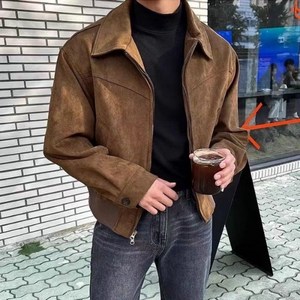남성 스웨이드 오버핏 항공점퍼 탈부착 후드+빈티지 디자인으로 완성하는 남성 캐주얼 스타일 방한 기능성 강조 한정판 매진주의!