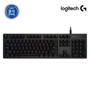 로지텍코리아 G512 CARBON 기계식 게이밍 키보드, 적축, G512 GX, 블랙