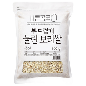 바른곡물 압맥 부드럽게 눌린 국산 보리쌀