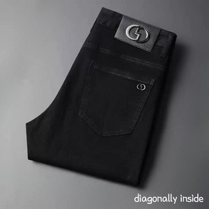 남자명품청바지 블랙 러그저리어스 다이애거널리 인사이드 블랙 유너버설 데님 PGRADE
