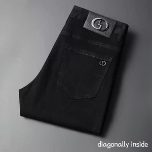 남자명품청바지 블랙 러그저리어스 다이애거널리 인사이드 블랙 유너버설 데님 PGRADE