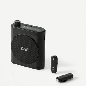 더씽 강의용 무선 핀마이크 블루투스 스피커, 블랙, M120W