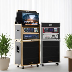 태진 가정용 노래방기계 싸부(SSABU) MS-2100L 이동식 노래방 올인원 풀세트, 일반형SSABU 실버+20인치 모니터