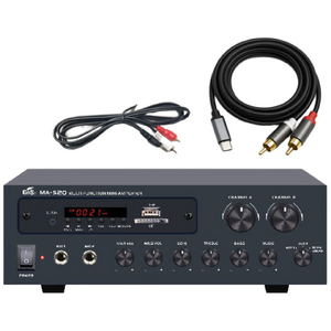 GNS MA-520 2채널 앰프 블루투스앰프 미니앰프 매장앰프