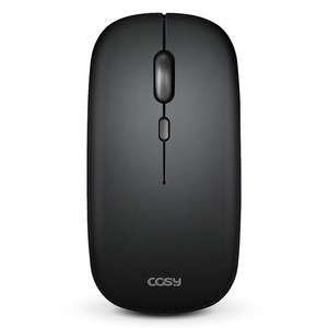 코시 블루투스 C타입 충전식 무소음 마우스, M4130BT, 블랙