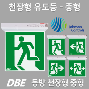 동방 DBE 천장형 유도등 중형 / 양면 단면 대 중 소 / DBE 유도등 LED 피난구 유도등 / 대 중 소