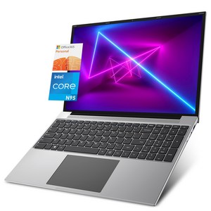 JUMPER 노트북 15.6인치 화면 대형 셀러론N95 16GB RAM 512GB SSD+128GB eMMc사무용 office 365 WIN11 home, 그레이, S7max N95 15.6 B2, 640GB, 16GB, WIN11 Home