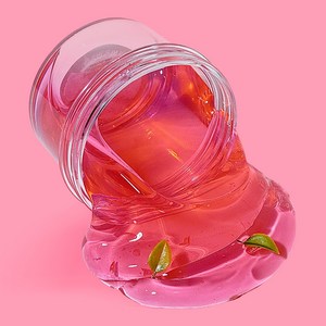 젤리시스터즈 복숭아퐁당 지글리 수제 슬라임 230ml