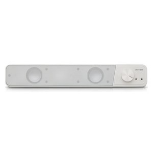 아이리버 슬림 2채널 멀티미디어 USB 사운드바 스피커, IBS-200, 화이트