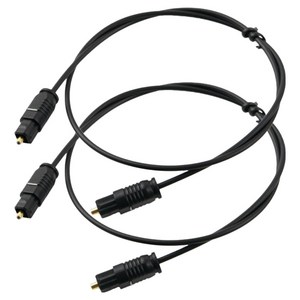 컴스 오디오 광케이블 2mm 각각 toslink to toslink Optical 50cm
