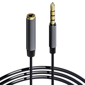 구스페리 3.5mm AUX 4극 오디오 마이크 연장 케이블 2m
