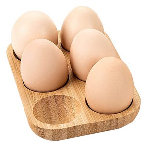 깨비다 대나무 원목 에그 트레이