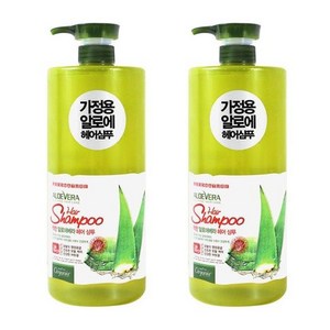 1500ml 대용량 샴푸 착한 오가니아 알로에 베라 샴푸 1개/2개/3개