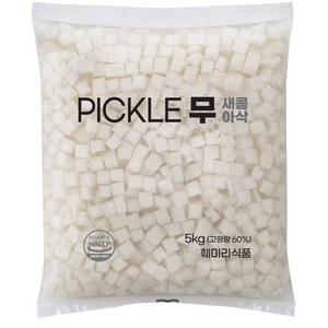 치킨무 벌크 5Kg x 1ea 대용량 배달용 업소용 국내산, 5kg, 1개