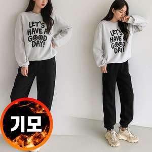 여성 기모 빅사이즈 트레이닝복 상하의세트