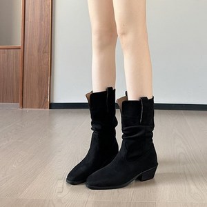디와이 발편한 여성용 앵클 부츠 펌프스