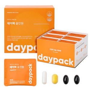 데이팩 올인원 유산균+오메가+루테인+멀티비타민+미네랄
