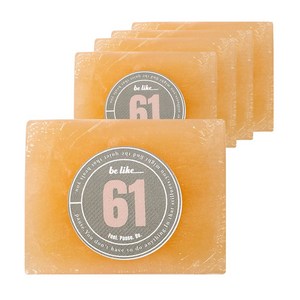 비라이크61 천연비누 유황 성분 향 좋은 세안 미용 피부관리 올인원 비누 110g, 5개입, 110g