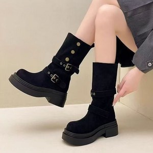 COSYEVNO 여성 키높이 워커 키높이 부츠 워커 여성마틴부츠 여자 부츠