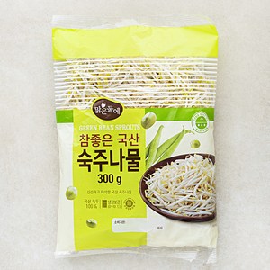 [로켓프레시] 맑은물에 참좋은 국산 숙주나물, 300g, 1개