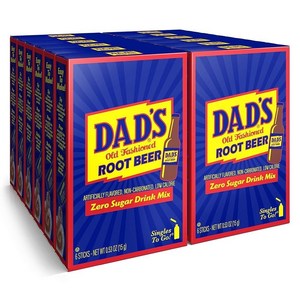 싱글즈 투 고 Dad's Old Fashioned Root Beer 무설탕 파우더 드링크 믹스 72개 Singles To Go