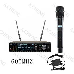 A.CHENG AD4G K9 전문 무선 마이크 UH 장거리 수신 뛰어난 성능과 우수한 품질