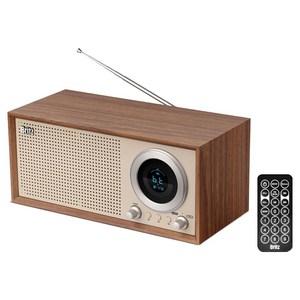 브리츠 16W 고출력 고감도 라디오 블루투스 스피커 BA-HMK31 Plus, BA-HMK31 Plus, Oak Wood