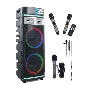 컴스 TWS LED 파티박스 스피커 이동식 UHF 블루투스 버스킹 노래방 앰프, CR500S3, 단일색상
