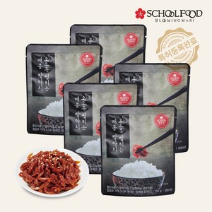 스쿨푸드 오도독 매콤 장아찌, 150g, 5개