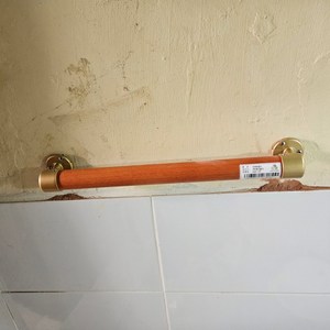 ASH-120 (41cm) 화장실 침대 원목 안전손잡이 장애인 노인 안전바 헨드레일 계단 노인 장기요양 복지용구 실버용품 요양등급 어르신용품