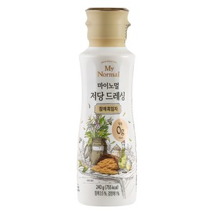마이노멀 저당 드레싱 참깨흑임자