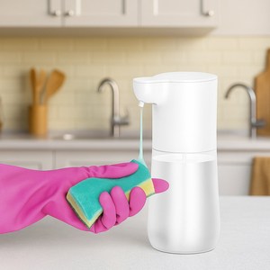 대용량 비접촉 C타입 자동센서 주방세제 디스펜서 젤타입 600ml