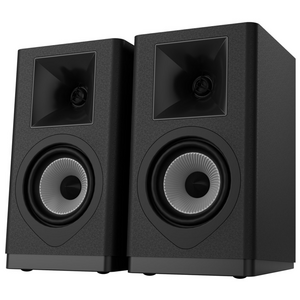 RESONO 2채널 100W 앰프내장 액티브 하이파이 북쉘프 컴퓨터 tv 블루투스5.4 스피커 USB DAC ARC 옵티컬 지원 리모컨 포함, 블랙, H420