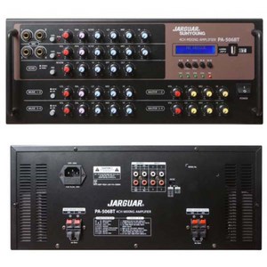 쟈가 4채널 PA-506BT 아날로그 출력 720W 노래방앰프 블루투스 앰프 JARGUAR 고출력 매장 USB 음악 방송 앰프