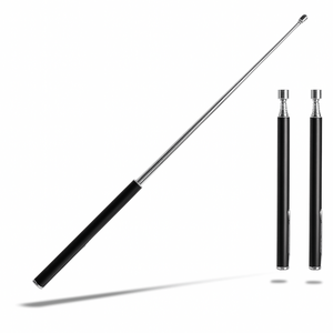 파넥시 최장 65cm 6단 경량 안테나 지시봉, 2개, 블랙