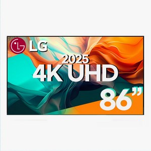 LG전자 86인치(217cm) 2025년 최신형 프리미엄 스마트 4K UHD TV 86UA7500 국내 OTT 이용 가능