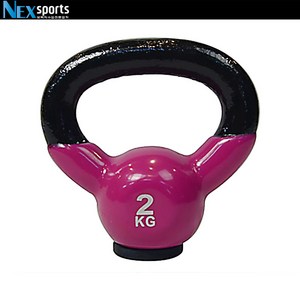넥스스포츠 컬러고무케틀벨2kg
