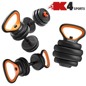 K4스포츠아몸디 K4-101 무게조절 덤벨 케틀벨 바벨 푸쉬업바 푸샵 덤벨세트