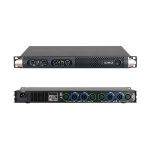 디지털 전문 6400W * 4 파워 앰프 1U 4 채널 오디오 고출력홈 시어터 서브우퍼 DJ 무대 룸 노래방