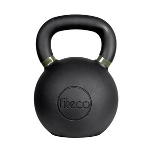 FITECO 프리미엄 케틀벨 크로스핏 전신운동, 1개, 40kg, 블랙