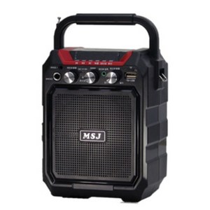 이벤트 MSJ-S15 충전이동식 앰프 라디오 USB 블루투스 스피커