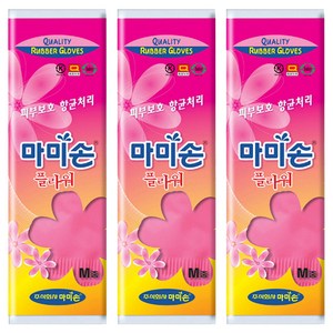 마미손 플라워 고무장갑