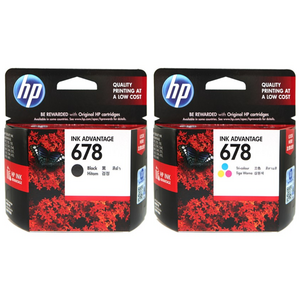 HP 678 잉크 검정+컬러 세트 HP3545 HP4645 HP2545 HP3540