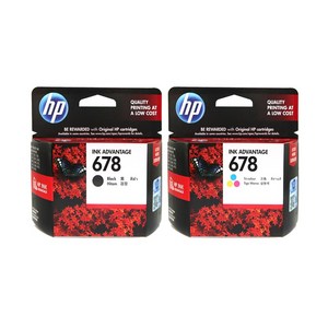 HP NO.678 정품잉크 CZ107AA CZ108AA Deskjet Ink Advantage 3515 1015 4515 3545 2545 2645 4645e