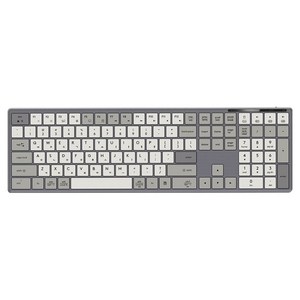 프리플로우 풀메탈 바디 초슬림 펜타그래프 키보드, 그레이, Archon UX FLAT MAX, 제조사축