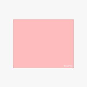 GOGOFREE 강화유리 마우스패드 게이밍 마우스 패드, XL, 핑크 40*50, 1개